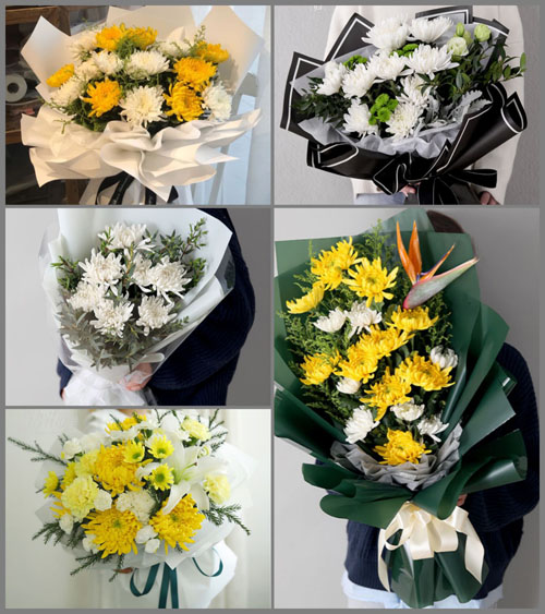 贵州贵阳花溪区小孟社区服务中心白事花束代送